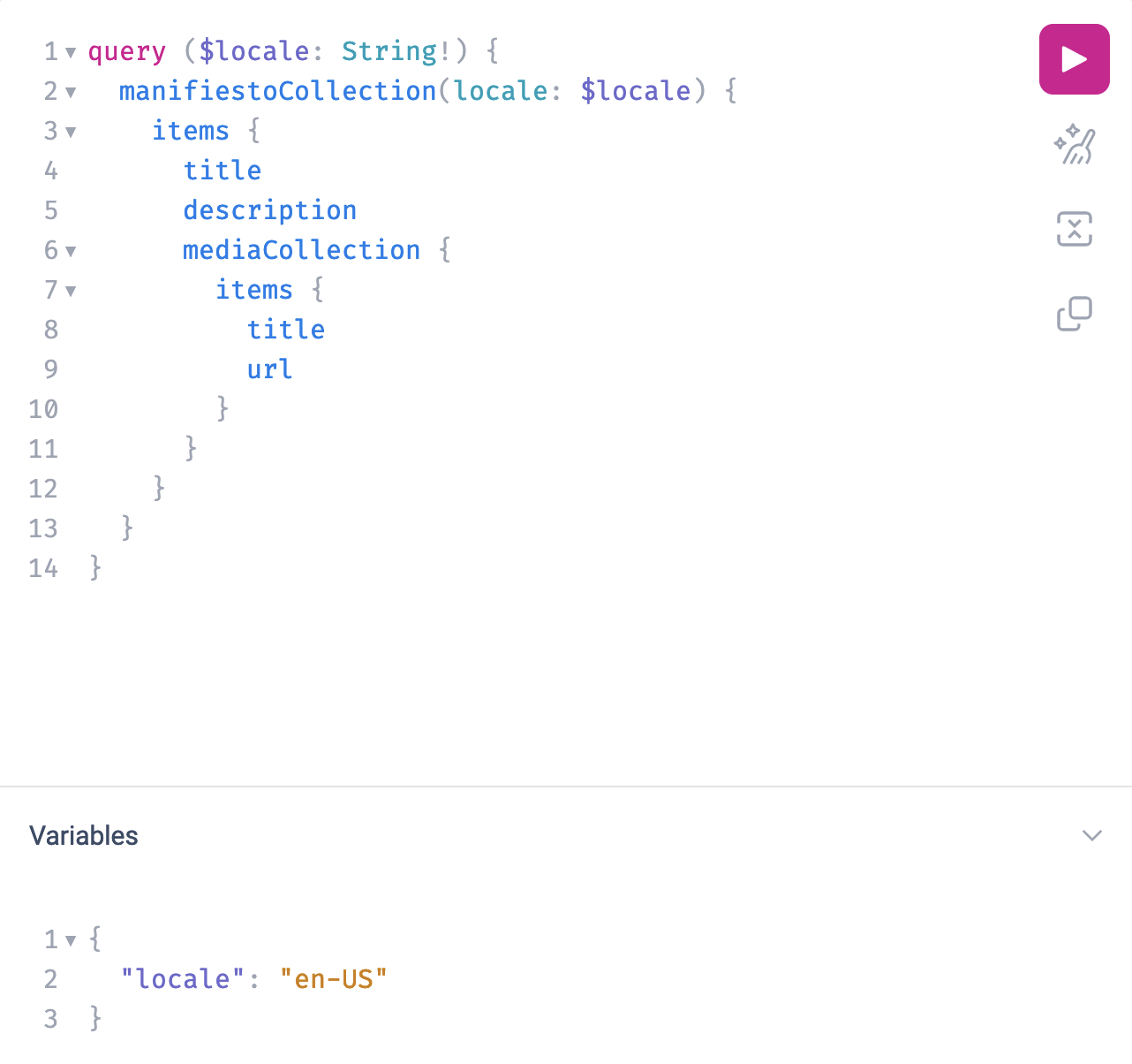 GraphiQL Query